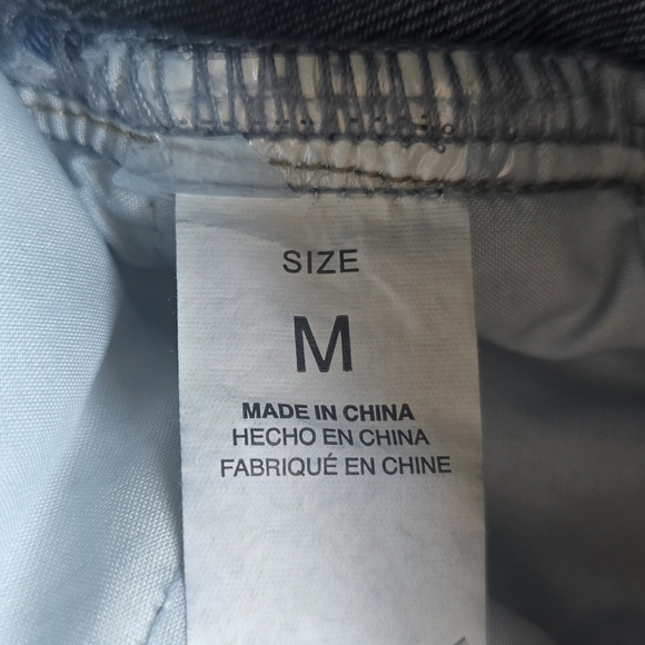 YMI Blue Denim Shorts With Drawstring Junior Size Medium - Picture 5 of 8